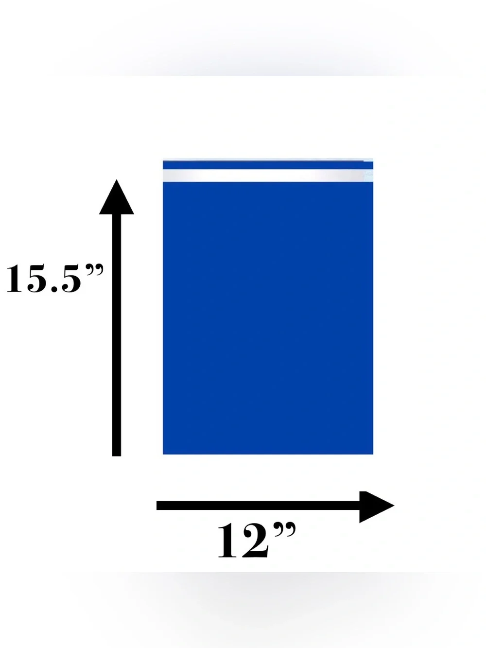 60pcs  Shipping Package  20 Blue Poly Mailers 20 Clear bags  20 stickers